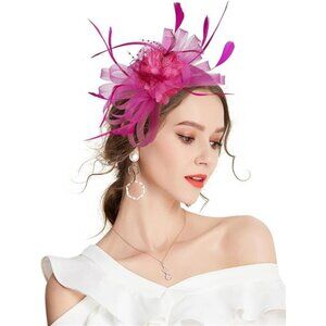 Fascinator Hats for Women 05 Rose